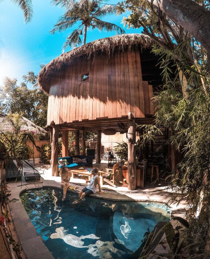 Villa Gili Treehouse Gili Trawangan Esterno foto